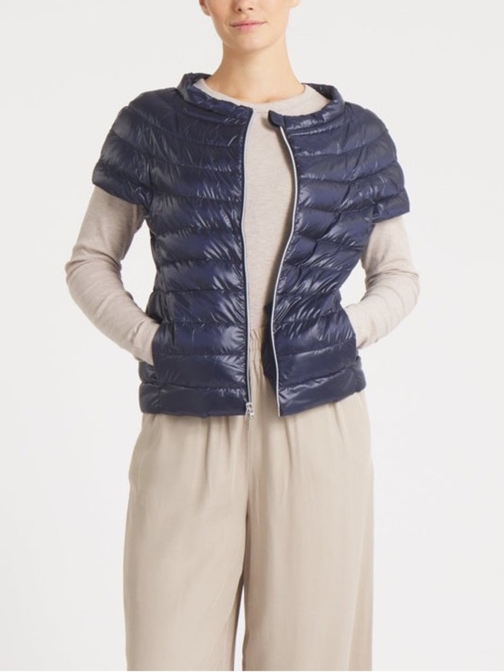 Cotes of London The St Ives Navy Down Vest